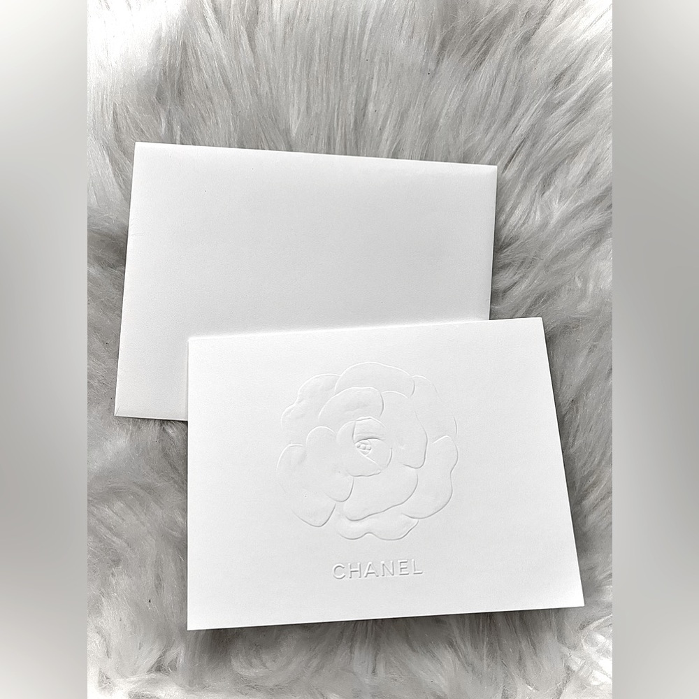 Chanel note card with envelop